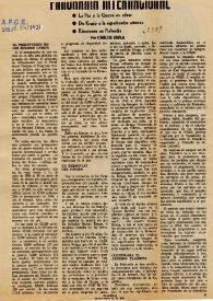 La paz y la guerra en cifras ; De Krupp a la superbomba atómica ; Elecciones en Finlandia / por Carlos Esplá | Biblioteca Virtual Miguel de Cervantes