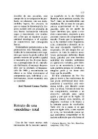 Retrato de una "modelna" total / Santos Sanz Villanueva | Biblioteca Virtual Miguel de Cervantes