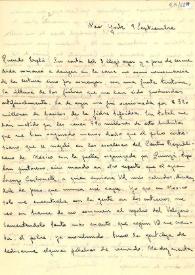 Carta de Indalecio Prieto a Carlos Esplá. Nueva York, 9 de septiembre | Biblioteca Virtual Miguel de Cervantes