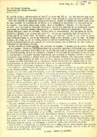 Carta de Álvaro de Albornoz a Miguel Granados. Nueva York, 12 de noviembre de 1946 | Biblioteca Virtual Miguel de Cervantes