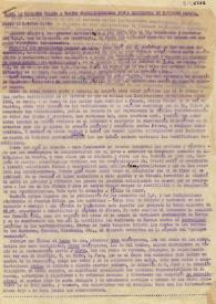 Carta de Fernando Valera a varios correligionarios suyos residentes en varios países. París, 16 de octubre de 1948 | Biblioteca Virtual Miguel de Cervantes