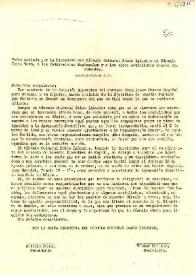 Carta enviada por la Directiva del Círculo Cultural Pablo Iglesias al Círculo Cultural Jaime Vera, a las Federaciones y a los siete socialistas vascos desidentes | Biblioteca Virtual Miguel de Cervantes