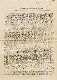 Partido Socialista Obrero Españaol. Réplica a un documento y respuesta a una invitación. México, 6 de agosto de 1941 | Biblioteca Virtual Miguel de Cervantes