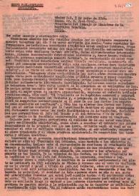 Carta del Grupo Parlamentario Socialista a José Giral. México D. F., 9 de marzo de 1946 | Biblioteca Virtual Miguel de Cervantes