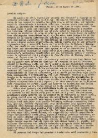 Carta de Indalecio Prieto a Luis Jiménez se Asúa. México D. F., 13 de marzo de 1946 | Biblioteca Virtual Miguel de Cervantes