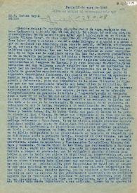Carta de Indalecio Prieto a Carlos Esplá. París, 15 de mayo 1948 | Biblioteca Virtual Miguel de Cervantes