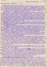 Carta de diego Martínez Barrio a Álvaro de Albornoz. Chateau, 17 de enero 1959 | Biblioteca Virtual Miguel de Cervantes