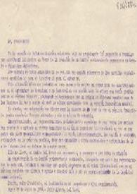 Carta de Julio Álvarez del Vayo al Presidente de las Cortes. París, 28 de junio de 1950 | Biblioteca Virtual Miguel de Cervantes