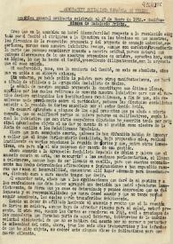 Agrupación Socialista Española de México. Asamblea general ordinaria celebrada el 27 de enero de 1950. Manifestaciones de Indalecio Prieto | Biblioteca Virtual Miguel de Cervantes