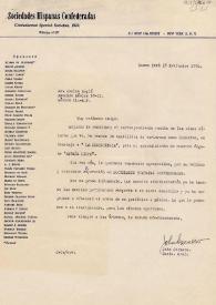 Carta de John Carnero a Carlos Esplá. Nueva York, 17 de noviembre de 1960 | Biblioteca Virtual Miguel de Cervantes