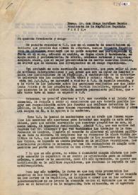 Carta de Josep Tarradellas a Diego Martínez Barrio. París, 24 de enero de 1948 | Biblioteca Virtual Miguel de Cervantes