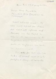 Carta de Carlos Esplá a Josep Tarradellas. Nueva York, 29 de junio de 1960 | Biblioteca Virtual Miguel de Cervantes