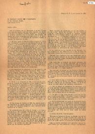 Manifiesto al Secretario de las Naciones Unidas. México, D.F. 11 de Octubre de 1955 | Biblioteca Virtual Miguel de Cervantes
