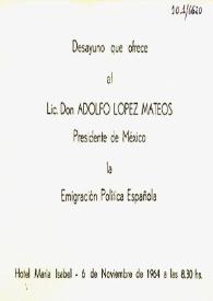 Homenaje a López Mateos | Biblioteca Virtual Miguel de Cervantes