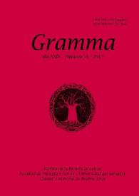 Gramma. Año XXIV, número 51, 2013 | Biblioteca Virtual Miguel de Cervantes