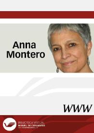 Anna Montero / director Joaquim Espinós Felipe | Biblioteca Virtual Miguel de Cervantes