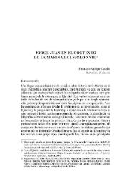 Jorge Juan en el contexto de la Marina del siglo XVIII / Francisco Andújar Castillo | Biblioteca Virtual Miguel de Cervantes