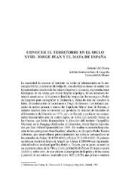 Conocer el territorio en el siglo XVIII : Jorge Juan y el mapa de España / Antonio Gil Olcina | Biblioteca Virtual Miguel de Cervantes