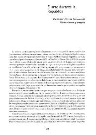 El arte durante la República / Valeriano Bozal Fernández | Biblioteca Virtual Miguel de Cervantes