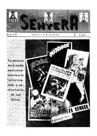Senyera : boletín mensual de la Casa Regional Valenciana. Núm. 18-19, 25 de abril de 1955 | Biblioteca Virtual Miguel de Cervantes