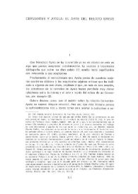 Cervantes y Ayala: el arte del relato breve / Mariano Baquero Goyanes | Biblioteca Virtual Miguel de Cervantes