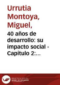 40 años de desarrollo: su impacto social - Capítulo 2: Calidad de la vivienda, nutrición, e índices de calidad de vida | Biblioteca Virtual Miguel de Cervantes