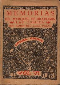 Sonata de estío. Memorias del Marqués de Bradomín / Ramón del Valle Inclán | Biblioteca Virtual Miguel de Cervantes