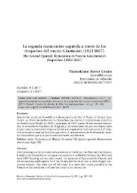 La segunda restauración española a través de los despachos del nuncio Giustiniani (1823-1827) / Maximiliano Barrio Gozalo
 | Biblioteca Virtual Miguel de Cervantes