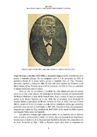 Ángel de Lema y Marina (1820-1884) [Semblanza] / Xurxo Martínez González | Biblioteca Virtual Miguel de Cervantes
