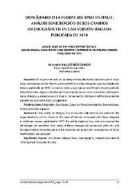 "Don Álvaro o La fuerza del sino" en Italia: semiología de los cambios escenográficos en una versión publicada en 1870 / Ana Isabel Ballesteros Dorado | Biblioteca Virtual Miguel de Cervantes