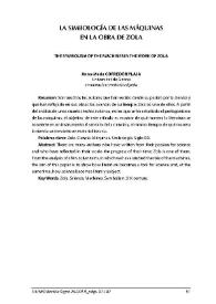 La simbología de las máquinas en la obra de Zola / Anna-María Corredor Plaja | Biblioteca Virtual Miguel de Cervantes