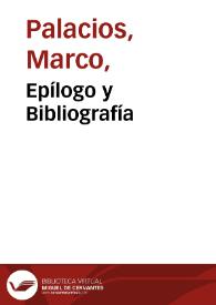 Epílogo y Bibliografía | Biblioteca Virtual Miguel de Cervantes
