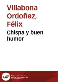Chispa y buen humor | Biblioteca Virtual Miguel de Cervantes