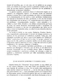 Juan Ramón Jiménez y Puerto Rico / Ildefonso-Manuel Gil | Biblioteca Virtual Miguel de Cervantes