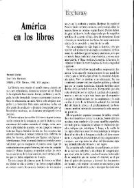 Cuadernos Hispanoamericanos, núm. 491 (mayo 1991). América en los libros / B.M., R.A. y J.M. | Biblioteca Virtual Miguel de Cervantes