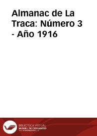 Almanac de La Traca: Número 3 - Año 1916 | Biblioteca Virtual Miguel de Cervantes