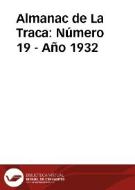 Almanac de La Traca: Número 19 - Año 1932 | Biblioteca Virtual Miguel de Cervantes
