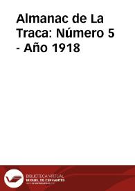 Almanac de La Traca: Número 5 - Año 1918 | Biblioteca Virtual Miguel de Cervantes