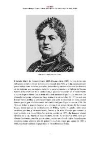 Clorinda Matto de Turner (Cuzco, 1852- Buenos Aires, 1909) [Semblanza] / Francesca Denegri Álvarez Calderón | Biblioteca Virtual Miguel de Cervantes