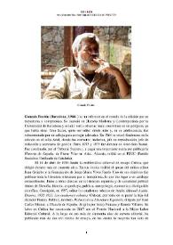 Gonzalo Pontón (Barcelona, 1944- ) [Semblanza] / Ana Martínez Rus | Biblioteca Virtual Miguel de Cervantes