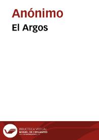 El Argos | Biblioteca Virtual Miguel de Cervantes