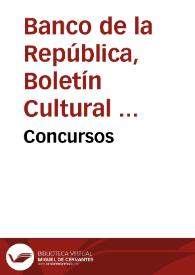 Concursos | Biblioteca Virtual Miguel de Cervantes