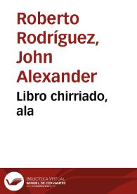 Libro chirriado, ala | Biblioteca Virtual Miguel de Cervantes