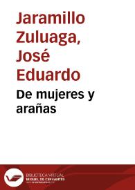 De mujeres y arañas | Biblioteca Virtual Miguel de Cervantes