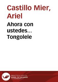 Ahora con ustedes... Tongolele | Biblioteca Virtual Miguel de Cervantes