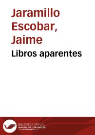 Libros aparentes | Biblioteca Virtual Miguel de Cervantes
