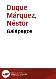 Galápagos | Biblioteca Virtual Miguel de Cervantes