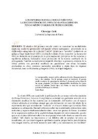 Los espejismos de la ciudad múltiple. La reconversión del espacio santiaguino en "Tengo miedo torero" de Pedro Lemebel / Giuseppe Gatti | Biblioteca Virtual Miguel de Cervantes