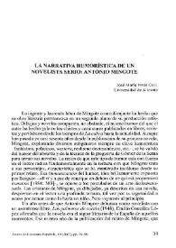 La narrativa humorística de un novelista serio: Antonio Mingote / José Mª Ferri Coll | Biblioteca Virtual Miguel de Cervantes