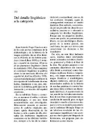 Del detalle lingüístico a la categoría / Esther Hernández | Biblioteca Virtual Miguel de Cervantes